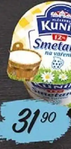 COOP TIP Kunín Smetana 12% nabídka