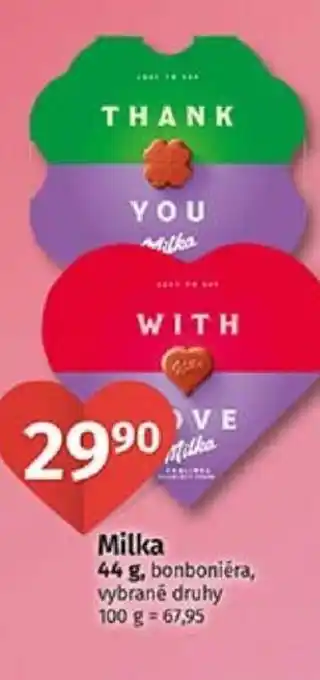 COOP TIP Milka nabídka