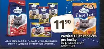 COOP TIP PreVital Fillet kapsička pro kocky nabídka