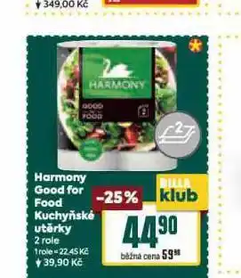 Harmony good for food kuchyňské utěrky