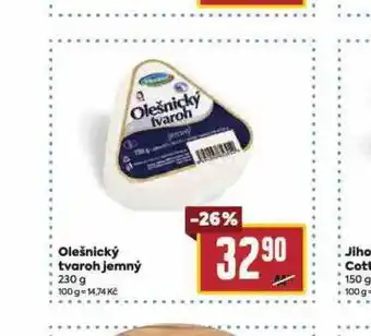 Billa Olešnický tvaroh jemný nabídka