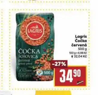 Billa Lagris čočka červená nabídka