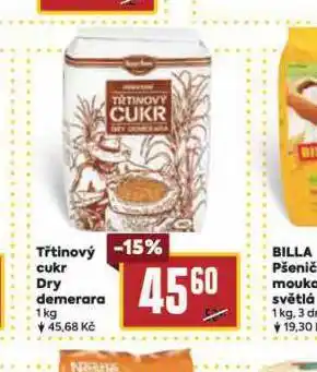 Billa Třtinový cukr nabídka