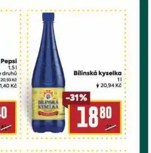 Billa Bílinská kyselka nabídka