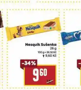 Billa Nesquik sušenka nabídka