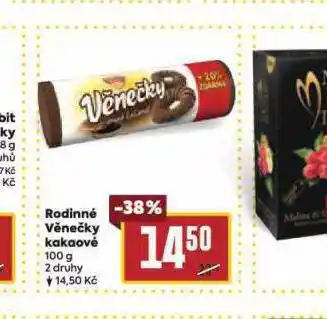 Billa Rodinné věnečky kakaové nabídka
