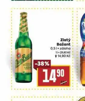Billa Pivo zlatý bažant nabídka