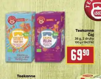 Billa Teekanne čaj nabídka