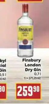 Billa Finsbury london dry gin nabídka