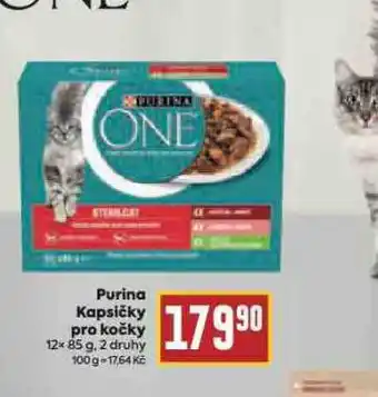 Billa Purina kapsičky pro kočky nabídka