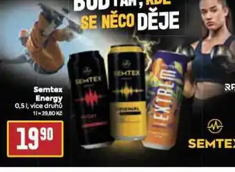 Billa Semtex energy drink nabídka
