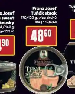Billa Franz josef tuňák steak nabídka