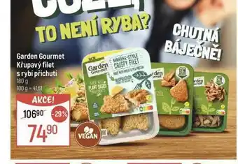 Globus Garden gourmet křupavý filet s rybí příchutí nabídka