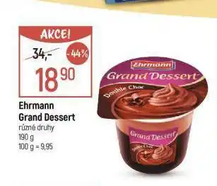 Globus Ehrmann grand dessert nabídka
