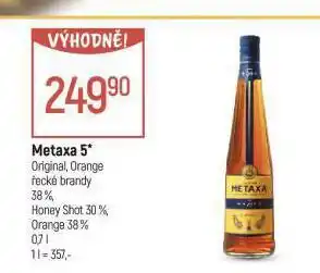 Globus Metaxa 5 nabídka