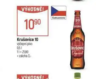 Globus Pivo krušovice nabídka