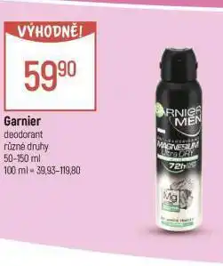 Globus Garnier deodorant nabídka