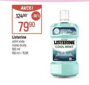 Globus Listerine ústní voda nabídka