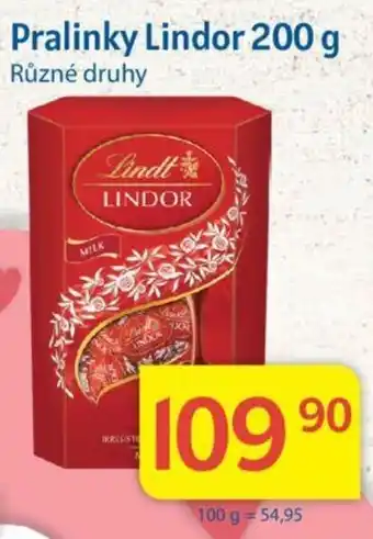 Kubík potraviny Pralinky Lindor 200 g nabídka