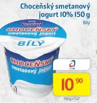 Kubík potraviny Choceňský smetanový jogurt 10% 150 g nabídka