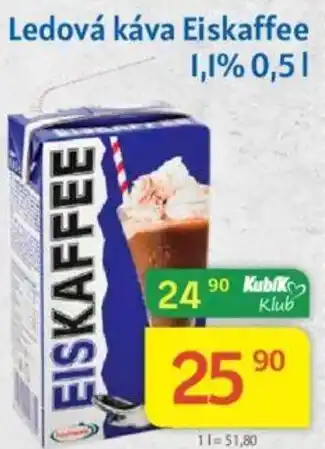 Kubík potraviny Ledová káva Eiskaffee 1.1% 0.5L nabídka