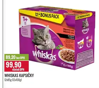 Ratio WHISKAS KAPSIČKY nabídka