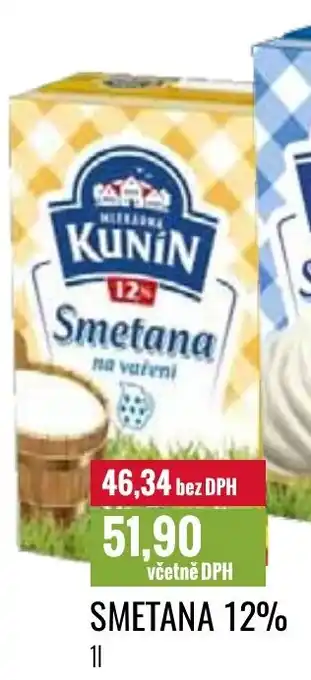 Ratio SMETANA 12% 1L nabídka