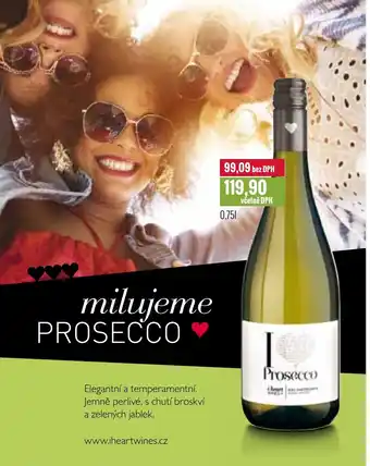 Ratio milujeme PROSECCO nabídka
