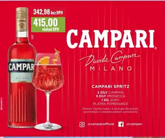 Ratio CAMPARI SPRITZ nabídka