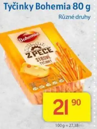 Tyčinky Bohemia 80 g
