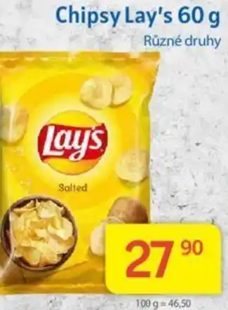 Kubík potraviny Chipsy Lay's 60 g nabídka