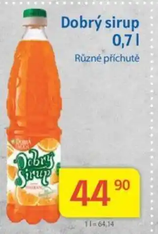 Kubík potraviny Dobrý sirup 0.7L nabídka