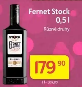Kubík potraviny Fernet Stock 0.5L nabídka