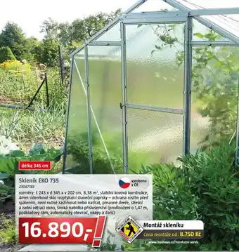 Skleník EKO 735