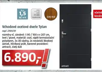 Bauhaus Vchodové ocelové dveře Tytan nabídka