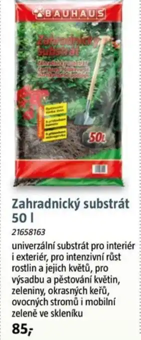 Bauhaus Zahradnický substrát 50 L nabídka