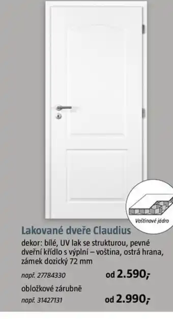 Lakované dveře Claudius