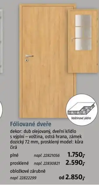 Bauhaus Fóliované dveře nabídka