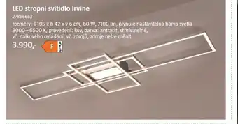 Bauhaus LED stropní svítidlo Irvine nabídka