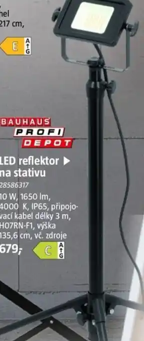 Bauhaus LED reflektor ► na stativu nabídka