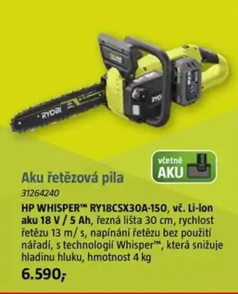 Bauhaus Aku řetězová pila nabídka