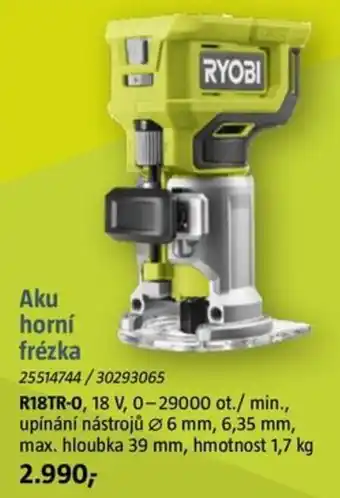 Aku horní frézka