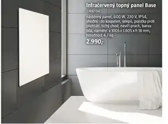 Infračervený topný panel Base