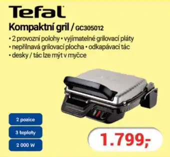 Tefal Kompaktní gril/GC305012