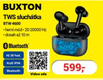 Planeo Elektro BUXTON TWS sluchátka BTW 4600 nabídka