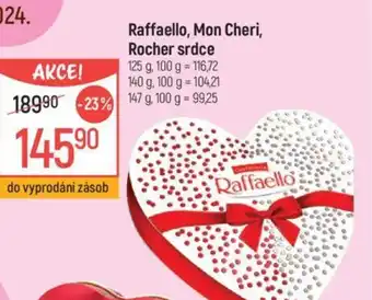 Globus Raffaello, Mon Cheri, Rocher srdce nabídka