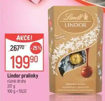 Globus Lindor pralinky nabídka
