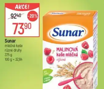 Globus Sunar mléčná kaše nabídka
