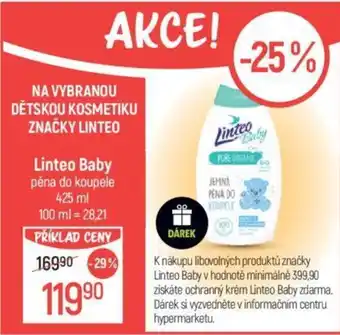 Globus Linteo Baby pěna do koupele 425 ml nabídka