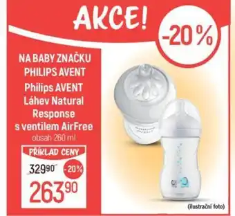 Globus Philips AVENT Láhev Natural Response s ventilem AirFree nabídka